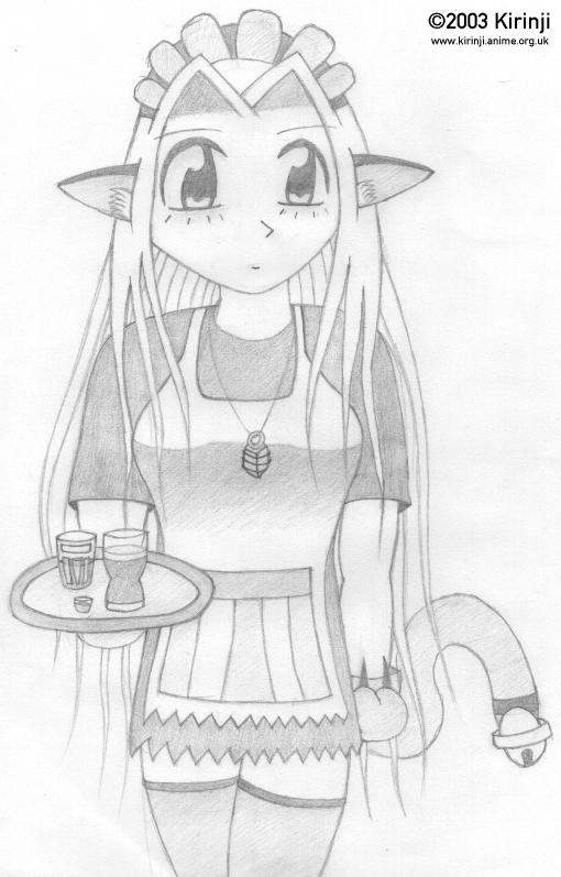 Catgirl Waitress